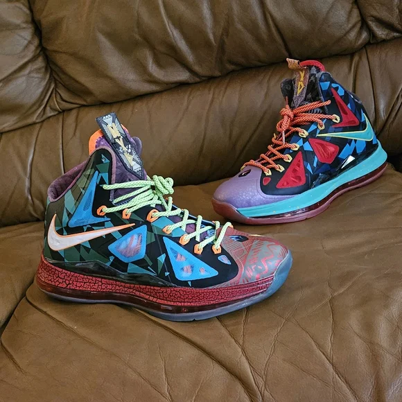 Men's Nike Lebron X What The MVP Multicolor Size 8